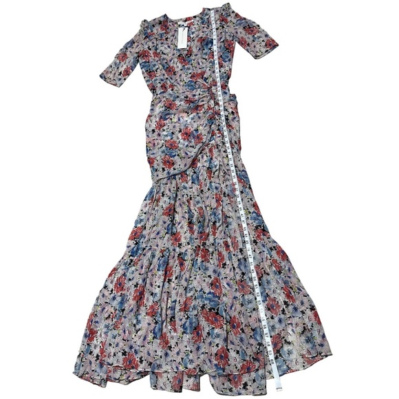 NWT Veronica Beard Mick Dress in Multi Floral Size 2 - Picture 9 of 11